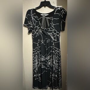 Max Studio Dress Women's Small Black With Print Size Small